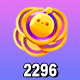 Eggy Party 2080 + 216 Eggy Coins